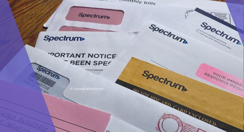 Pile of Spectrum bills in the mail.