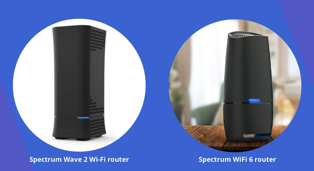 Example photos of Specrum's most common router make and models.